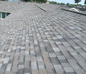Michigan Roofing Contractor showing roof-top.