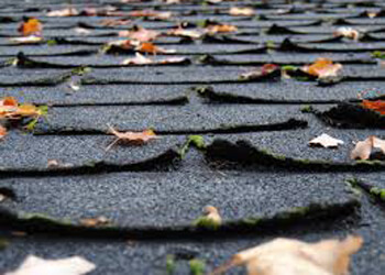 old roofing shingles