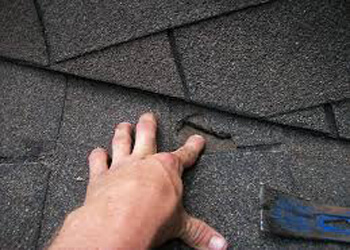 Repair of roofing shingles