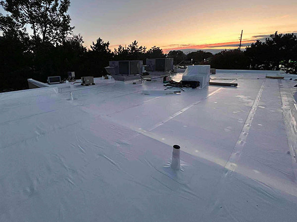 Commercial roof replacement