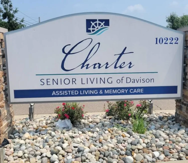 Davison michigan senior center with new shingle roof installed.